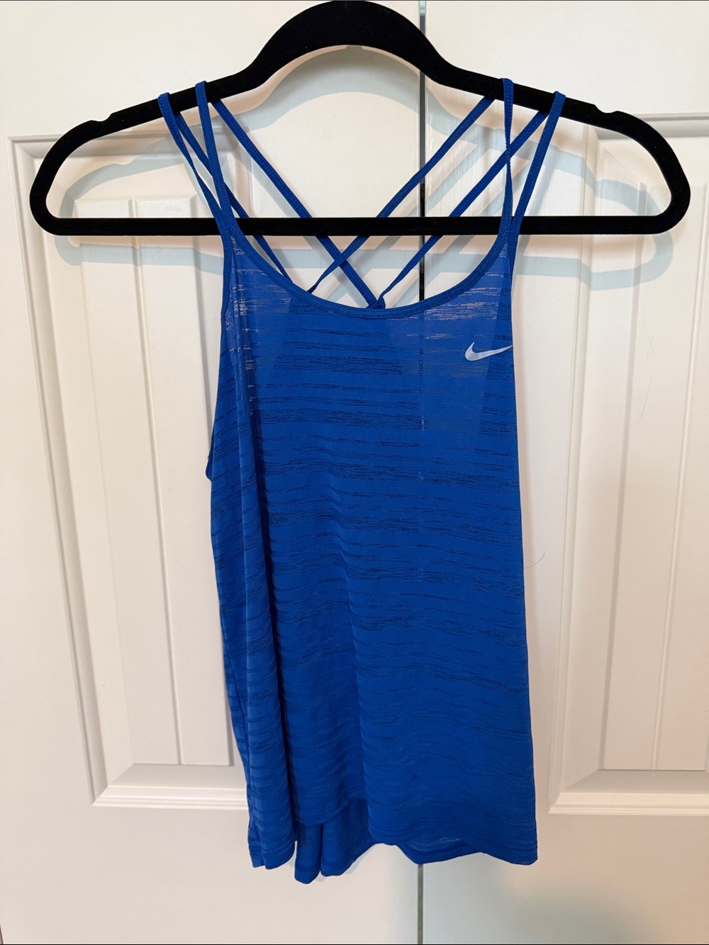 Nike Royal Blue Strappy Running Tank